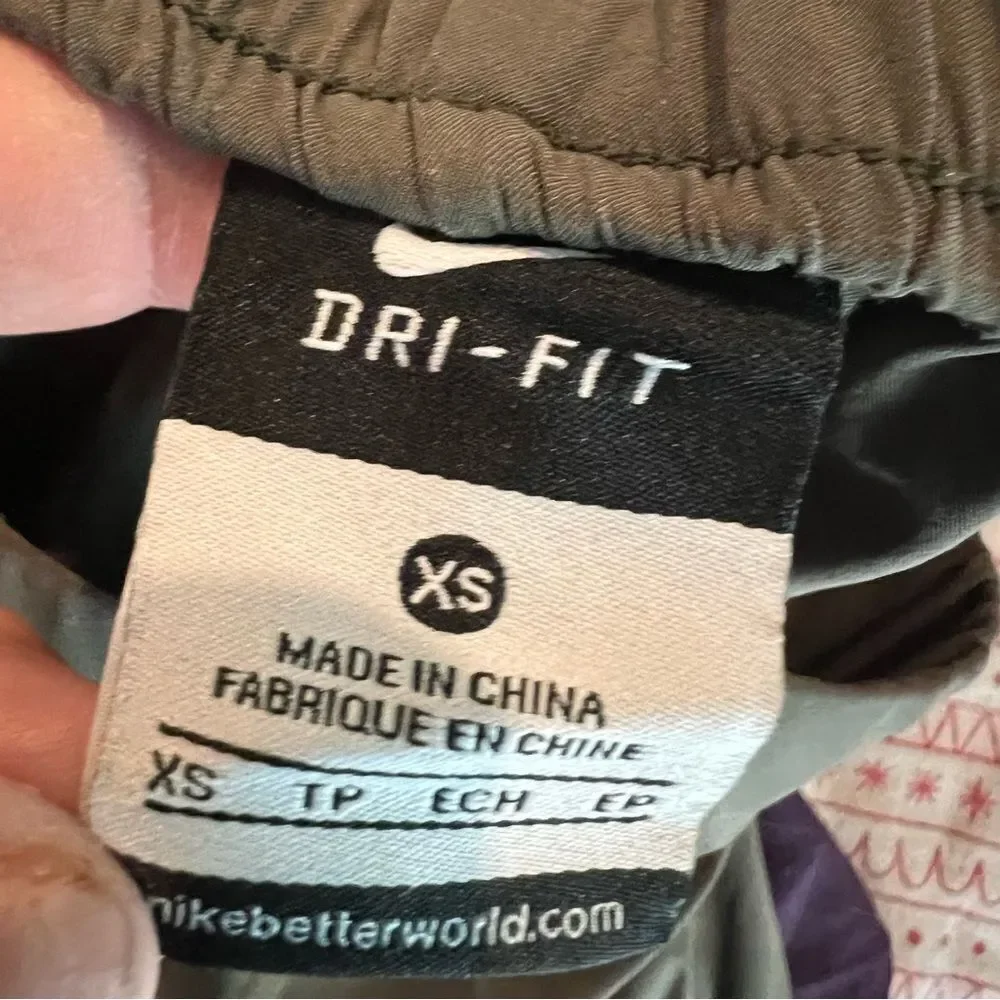NIKE Dri-FIT Training Joggers Olive Green Size XS